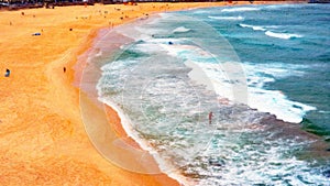 Bondi Beach, Impressionist Oil Painting Style, Sydney, Australia