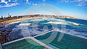 Bondi Beach Panorama, Sydney, Australia