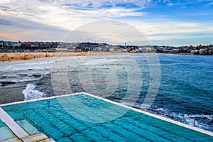 Bondi Beach and swimming pool, Sidney, Australia