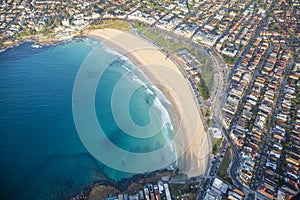 Bondi Beach, Sydney Australia by Helicopter