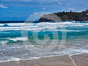 Bondi Beach, View of Southern End, Sydney, Australia