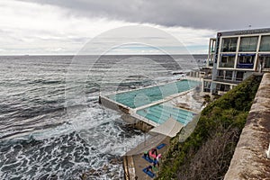 The Bondi Icebergs swimming pool at Bondi Beach, Sydney Australia
