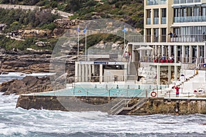 The Bondi Icebergs swimming pool at Bondi Beach, Sydney Australia