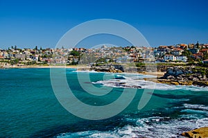 From Bondi to Coogee Beach along the coast