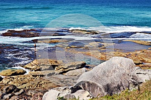 Bondi to Coogee coastal walk, Sydney, Australia