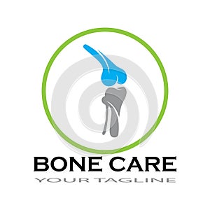 bone care healt logo symbol abstract design vector photo