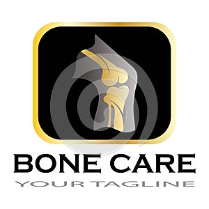 bone care healt logo symbol abstract design vector