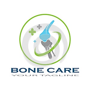 bone care healt logo symbol abstract design vector