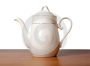 Bone china tea pot