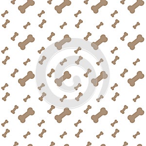 Bone seamless pattern. Background with dog bone. Bone for dog seamless texture