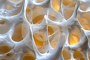 Bone structure, macro shot