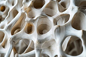 Bone structure, macro shot