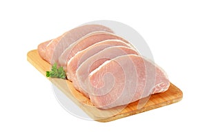 Boneless pork loin chops