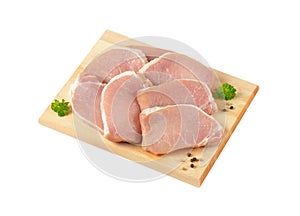 Boneless pork loin chops