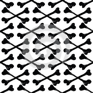 Bones seamless pattern