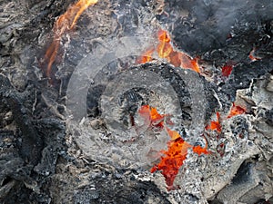 Bonfire and balefire. Village life. Abandoned places. Forgotten people. natural living.