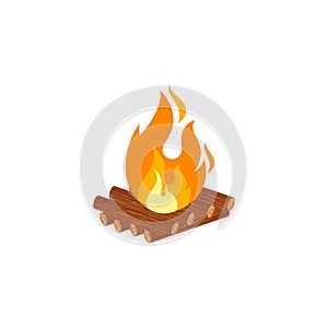 Bonfire icon vector illustration design