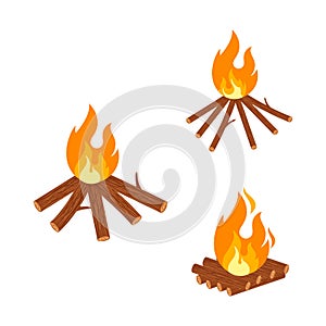 Bonfire icon vector illustration design