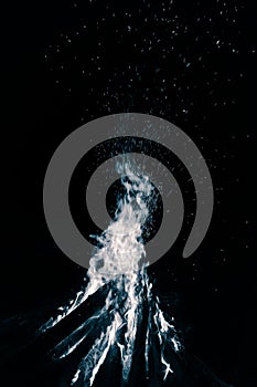 Bonfire with sparks