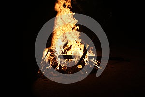 the bonfire is a symbol of the scout& x27;s pledge of allegiance