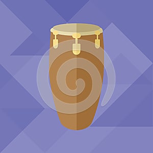 bongo drum. Vector illustration decorative design