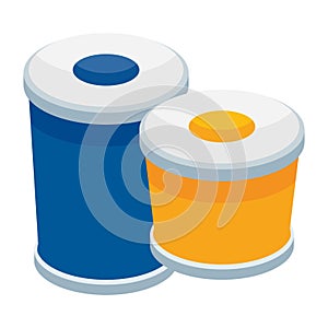 Bongo drums. Vector illustration decorative design