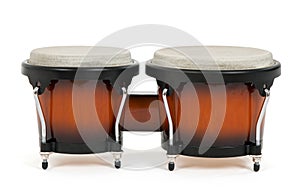 Bongos on white background