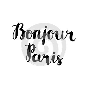Bonjour Paris card.