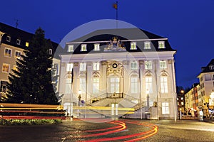 Bonn Rathaus at night photo