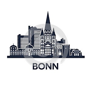 Bonn Skyline Emblem