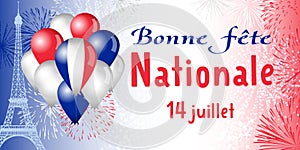 Bonne Fete Nationale Fireworks