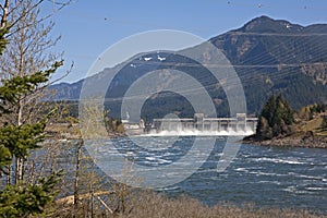 Bonneville Dam on Columbia River photo