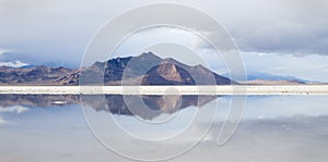 Bonneville Salt Flats reflection photo