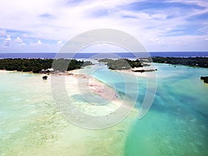 Bonriki Aerial View, Kiribati