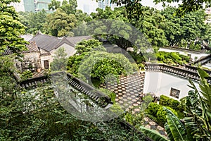 Bonsai garden Kowloon Walled City Park Hong Kong