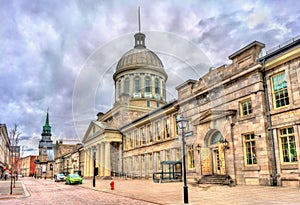 Bonsecours Market in old Montreal, Canada. Built in 1860