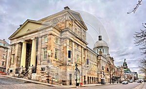 Bonsecours Market in old Montreal, Canada. Built in 1860