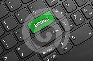 Bonus button keyboard