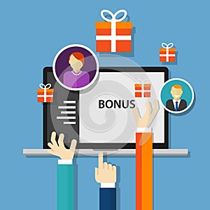 Bonus employee reward benefits promotion offer