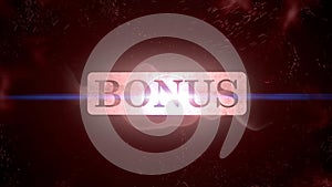 Bonus - energy burst title video animation