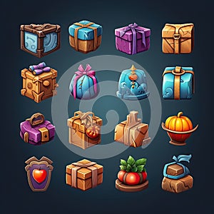 bonus gift box game ai generated