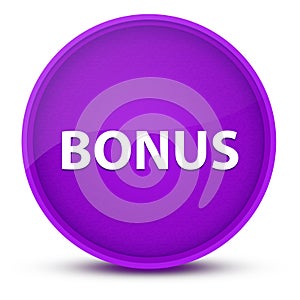 Bonus luxurious glossy purple round button abstract
