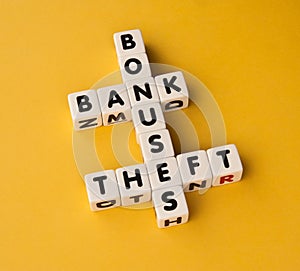 Bonuses, bank and theft photo