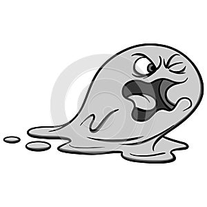 Booger Monster Illustration