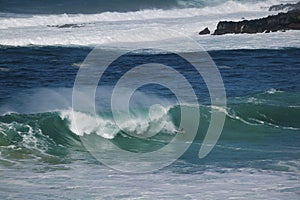 Boogie Boarding, North Shore, Oahu, Hawaii