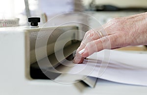 Book Binding Machine Operator. Work with Book binding machine