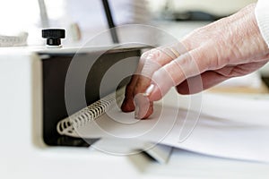 Book Binding Machine Operator. Work with Book binding machine