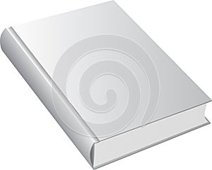 Book with blank cover.Vector.