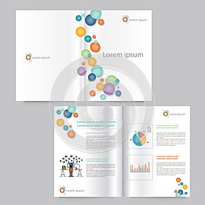 Book and brochure template design.editable