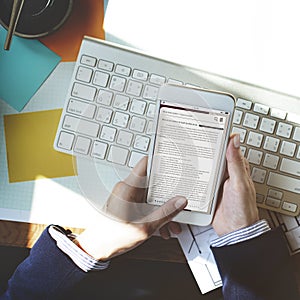 Book Business Page Device Technology Text Concept